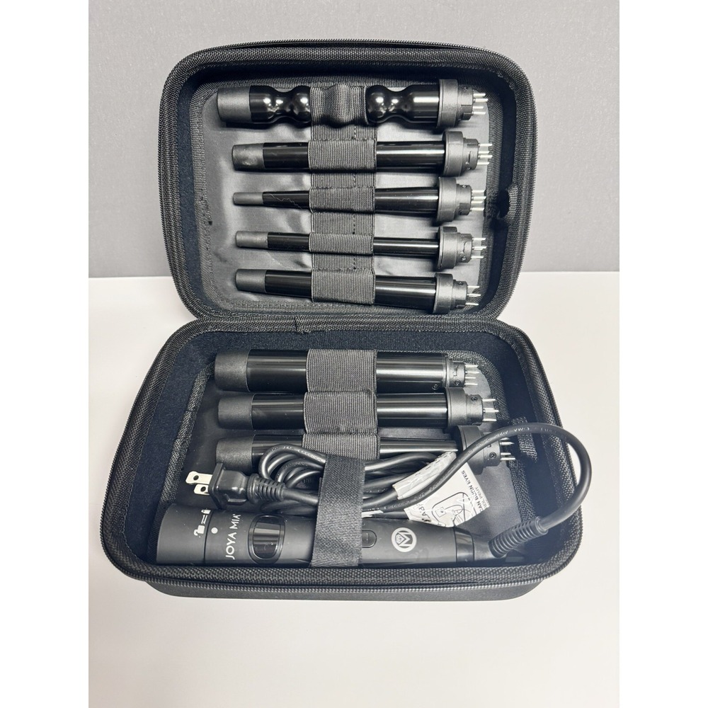 JOYA MIA Black Diamond 8 In 1 Vertete Interchangeable Hair Curler Set in Box